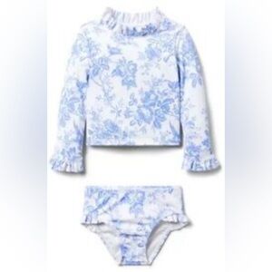 Janie and Jack rashguard bathing suit